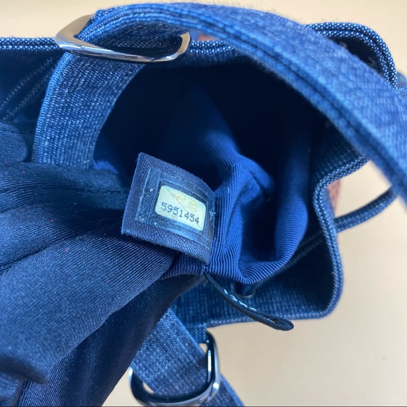 Chanel Denim Sequin Mini Bucket Bag - Picture 15 of 16